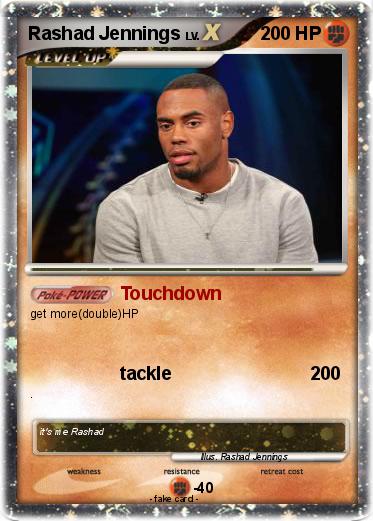 Pokemon Rashad Jennings