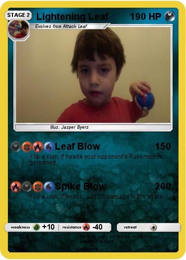 Pokemon Lightening Leaf