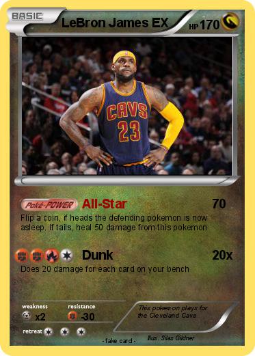 Pokemon LeBron James EX