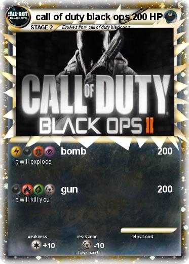 Pokemon call of duty black ops