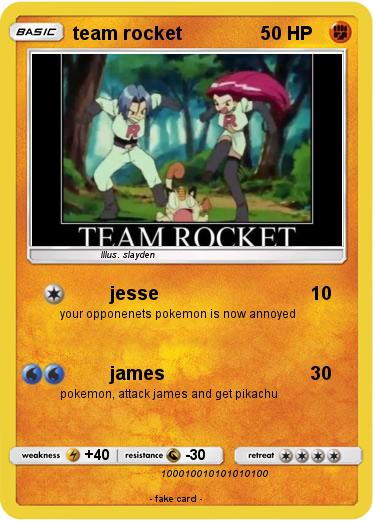 Pokemon team rocket