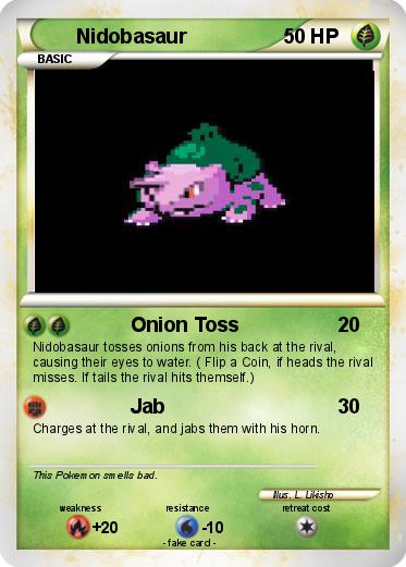 Pokemon Nidobasaur