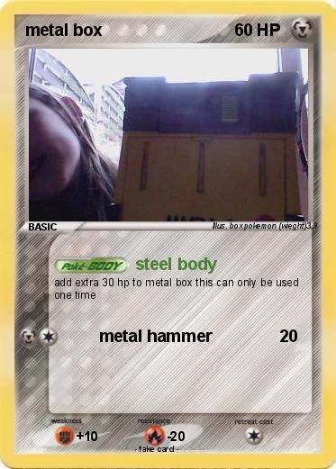 Pokemon metal box