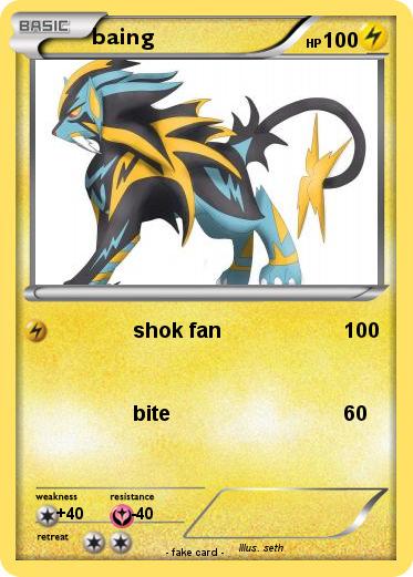 Pokemon baing