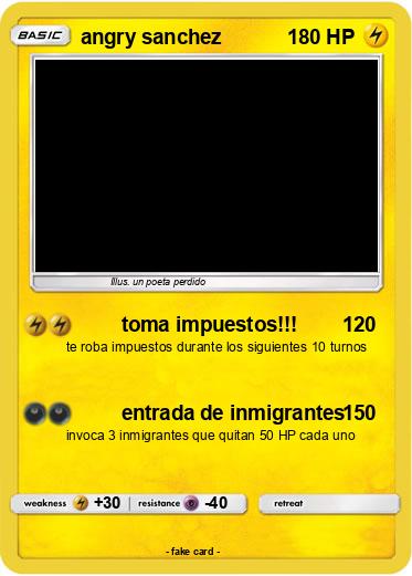 Pokemon angry sanchez