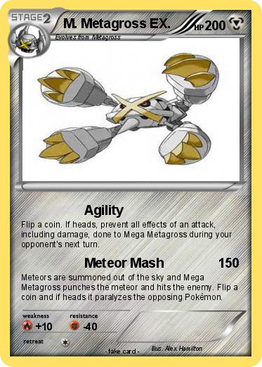Pokemon M. Metagross EX.