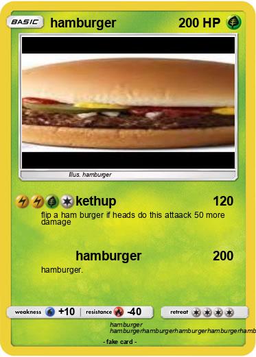 Pokemon hamburger