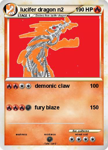 Pokemon lucifer dragon n2