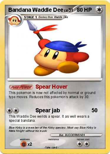 Pokemon Bandana Waddle Dee