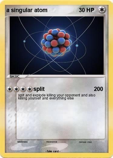 Pokemon a singular atom