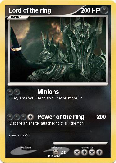 Pokemon Lord of the ring