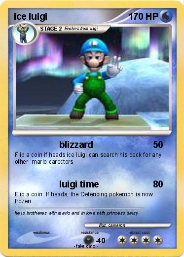 Pokemon ice luigi