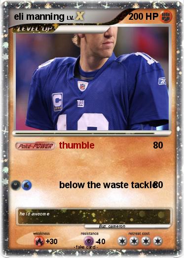 Pokemon eli manning