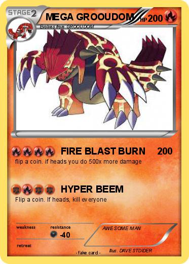 Pokemon MEGA GROOUDOM