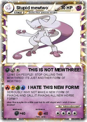 Pokemon Stupid mewtwo