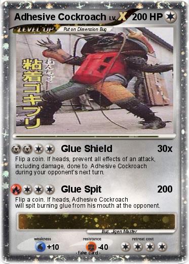 Pokemon Adhesive Cockroach