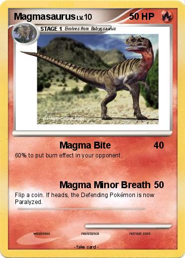 Pokemon Magmasaurus