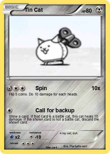 Pokemon Tin Cat