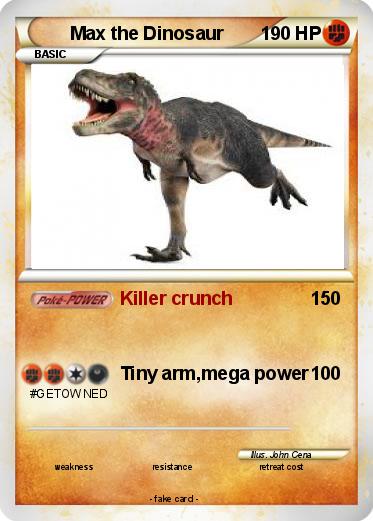 Pokemon Max the Dinosaur