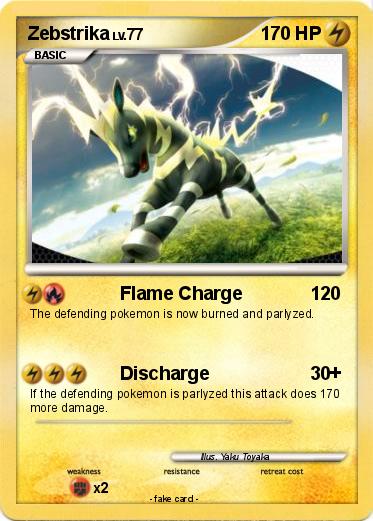 Pokemon Zebstrika