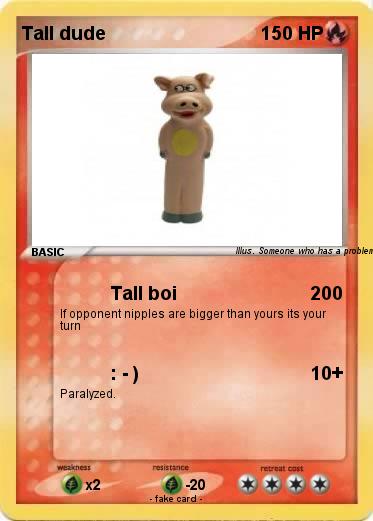 Pokemon Tall dude