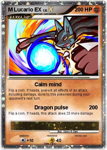 Pokemon M Lucario EX