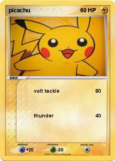 Pokemon picachu