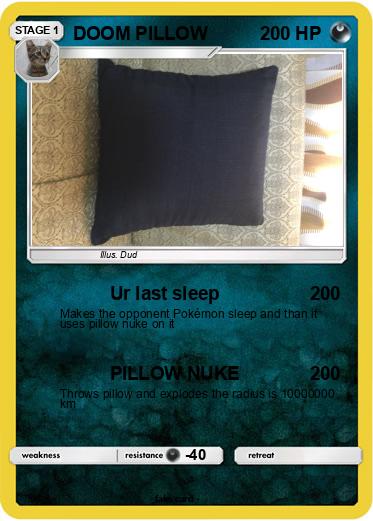 Pokemon DOOM PILLOW