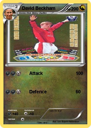 Pokemon David Beckham