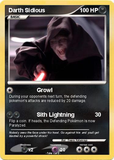 Pokemon Darth Sidious