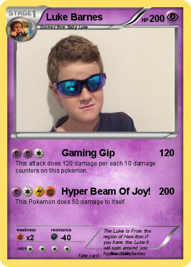 Pokemon Luke Barnes