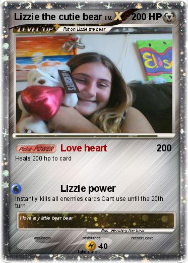 Pokemon Lizzie the cutie bear