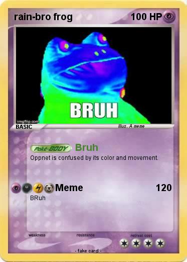 Pokemon rain-bro frog