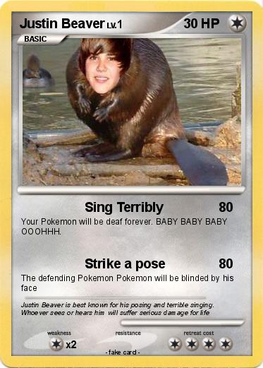 Pokemon Justin Beaver
