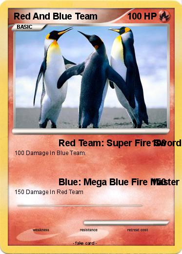 Pokemon Red And Blue Team