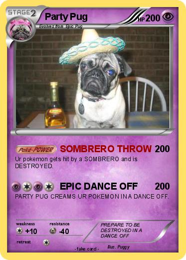 Pokemon Party Pug