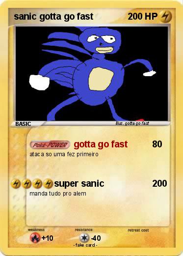 Pokemon sanic gotta go fast