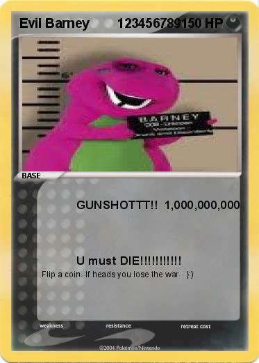 Pokemon Evil Barney        123456789