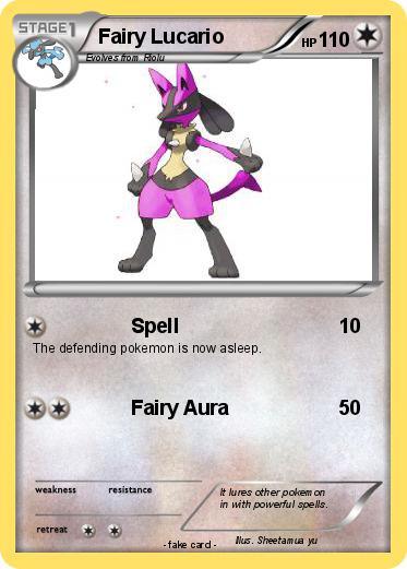 Pokemon Fairy Lucario