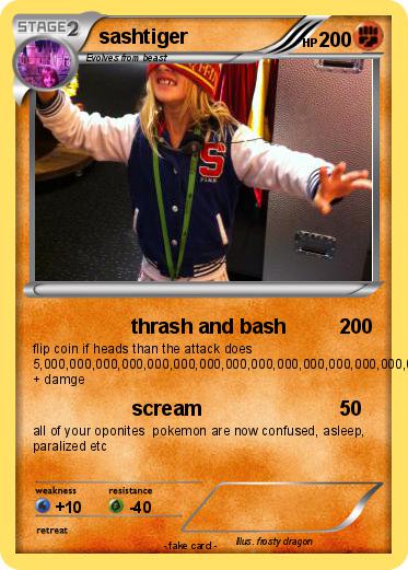 Pokemon sashtiger