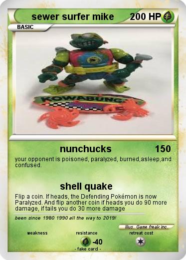 Pokemon sewer surfer mike