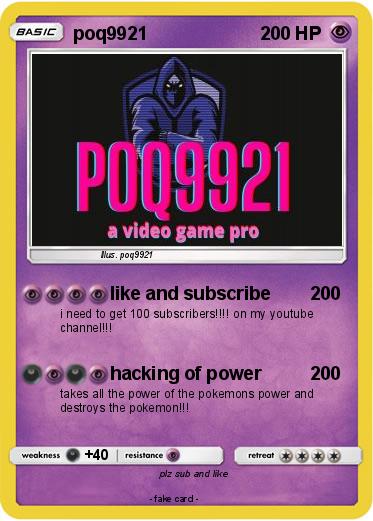 Pokemon poq9921