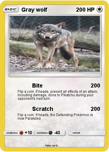 Pokemon Gray wolf
