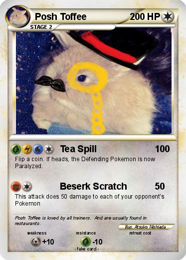 Pokemon Posh Toffee