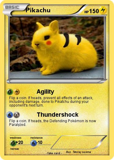 Pokemon Pickachu bunny