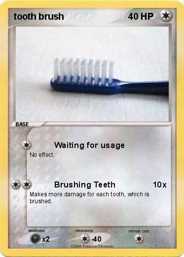 Pokemon tooth brush