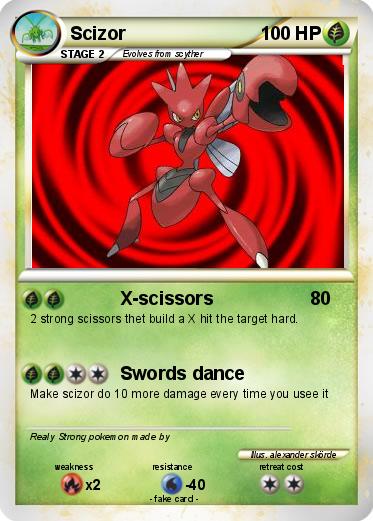 Pokemon Scizor Pokemon Scizor
