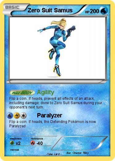 Pokemon Zero Suit Samus