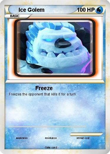 Pokemon Ice Golem