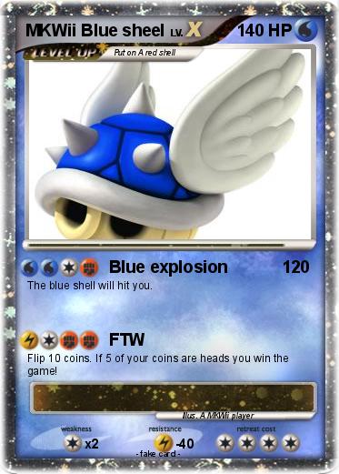 Pokemon MKWii Blue sheel